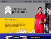 Tablet Screenshot of neumaticos-permon.com